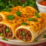 Cheesy Ground Beef Tortilla