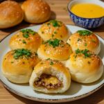 Garlic Parmesan Cheeseburger Bombs Recipe