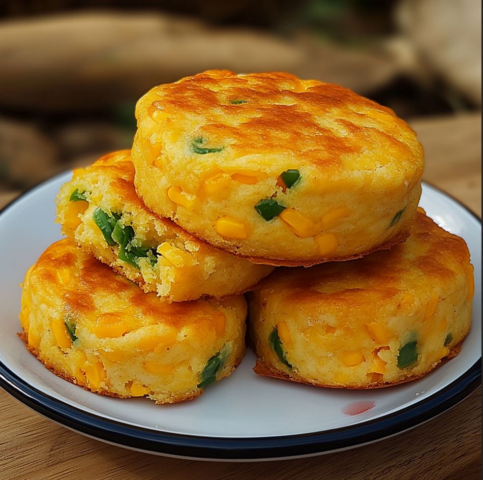 Navajo Cornbread Recipe with Cheddar Cheese and Jalapeños