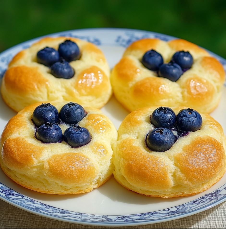 Blueberry Fluffy Cottage Cheese Cloud