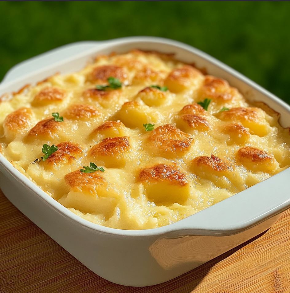 Creamy Tuna And Potato Casserole Recipe With Cheddar Cheese