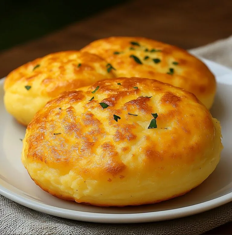 Low-Carb Cheesy Mashed Potato Buns