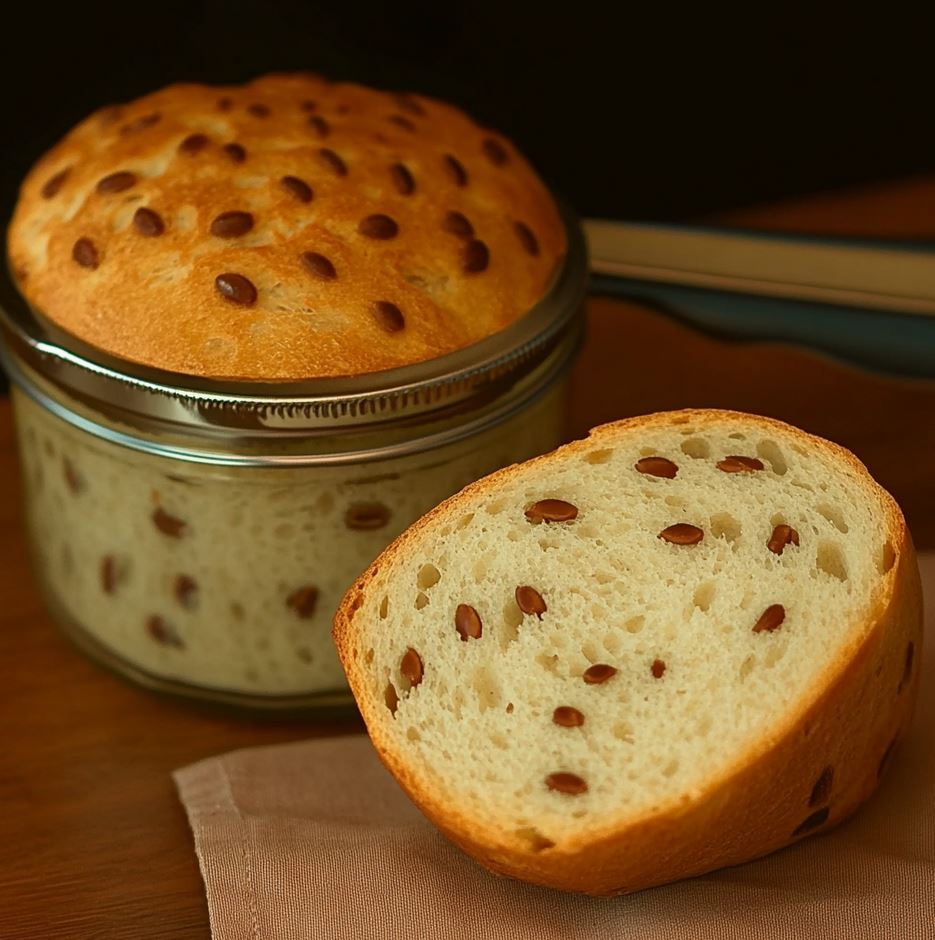 Microwave Bread in a Jar