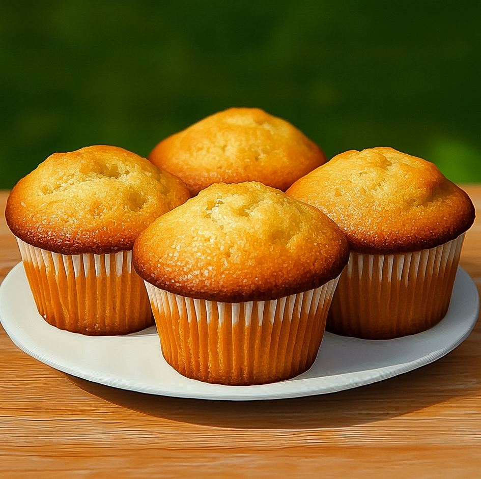 Soft Homemade Easy Muffin in Just One Bowl