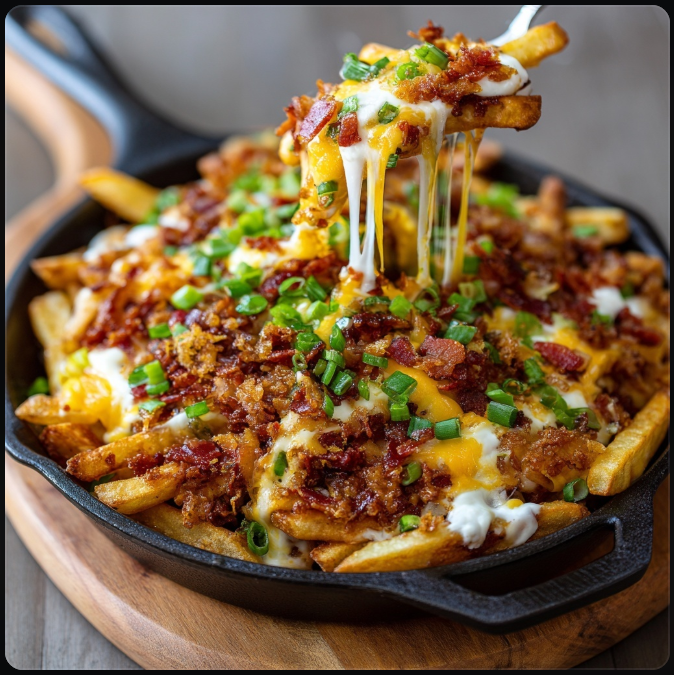 Ultimate Loaded Cheesy Fries