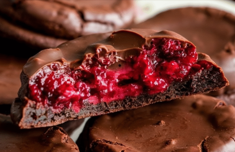 Chocolate Raspberry Cookies