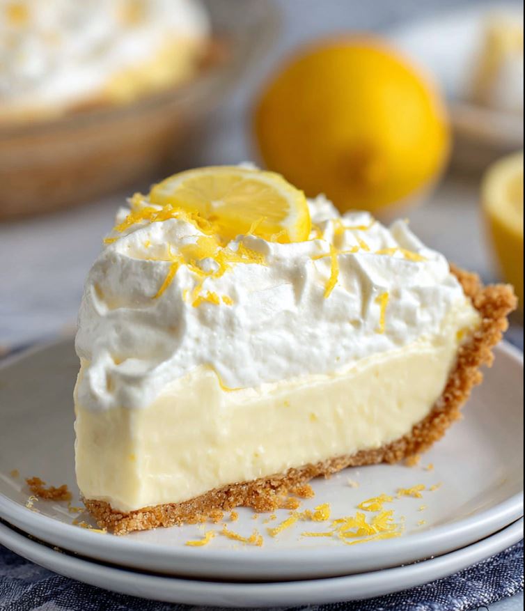 Creamy Lemon Pie with Graham Cracker Crust