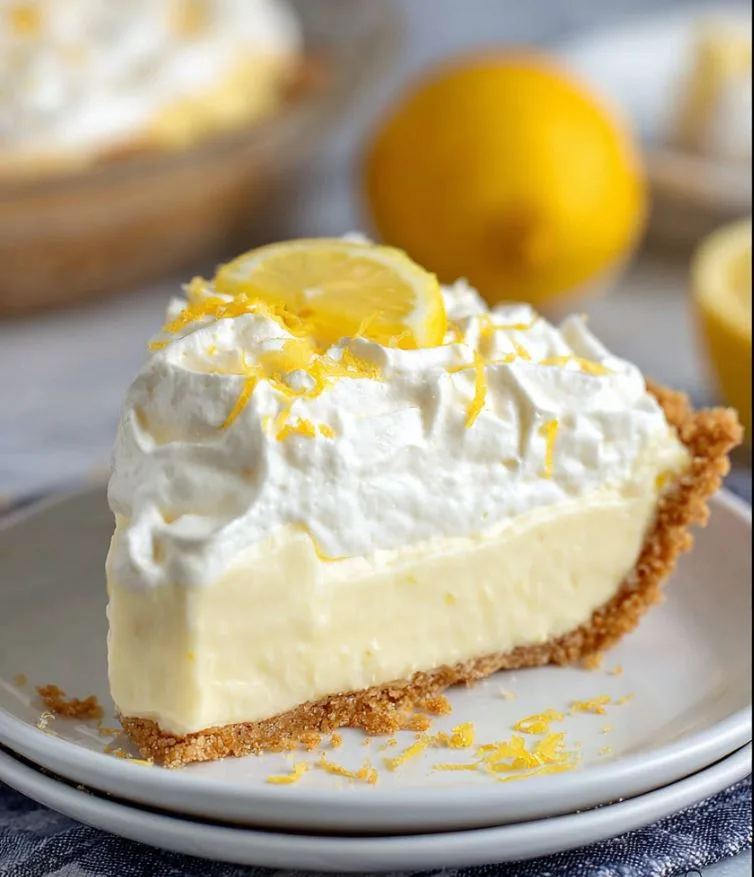 Creamy Lemon Pie with Graham Cracker Crust