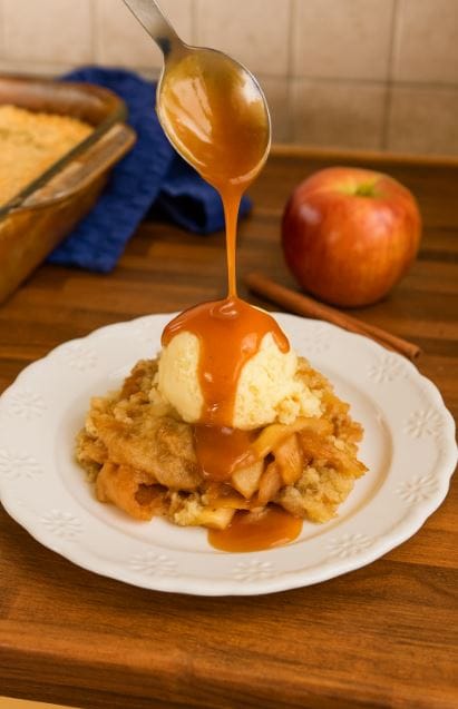 Caramel Apple Cobbler: The Gooey Dessert That Took Over My Oven 2 Caramel Apple Cobbler