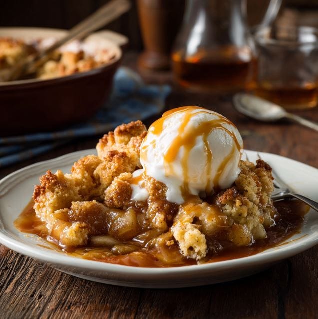 Caramel Apple Cobbler
