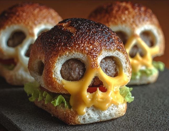 Cheeseburger Skulls