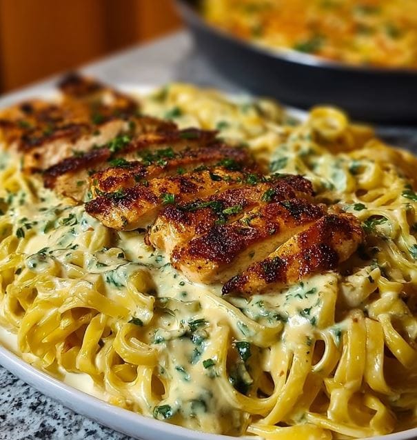 Creamy Velveeta Chicken Linguine with Mozzarella Garlic Sauce: My New Pasta Obsession 1 Creamy Velveeta Chicken Linguine with Mozzarella Garlic Sauce