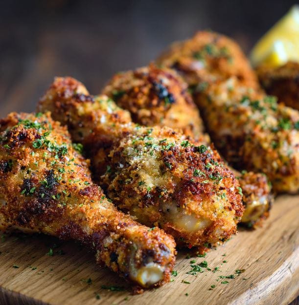 Crispy Baked Chicken Drumsticks
