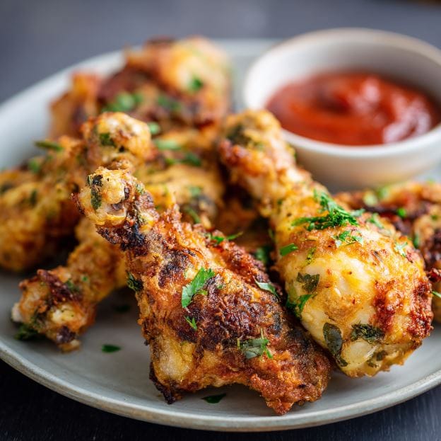 Crispy Baked Chicken Drumsticks: Okay This Just Happened 1 Crispy Baked Chicken Drumsticks