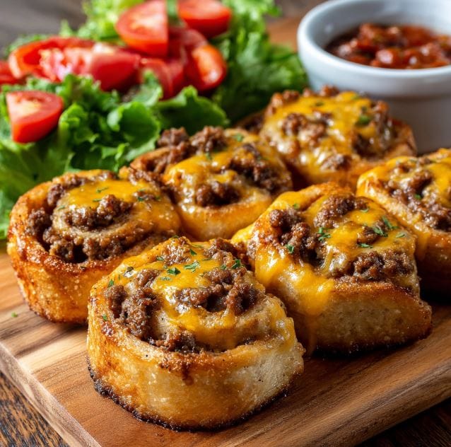 Easy Hamburger Pinwheels