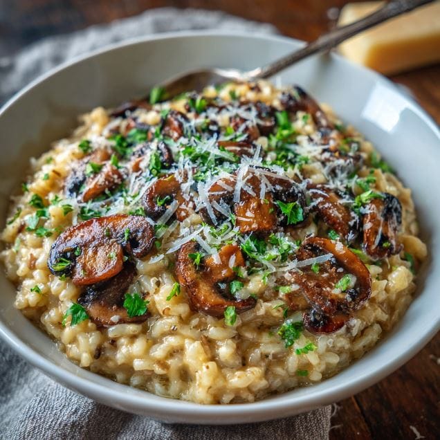 Gluten-Free Mushroom Risott