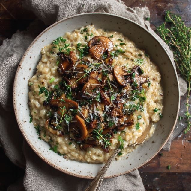 Gluten-Free Mushroom Risotto: Creamy Comfort Food 2 Gluten-Free Mushroom Risotto