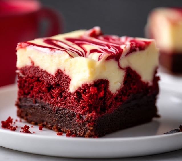 Red Velvet Cheesecake Brownies Recipe