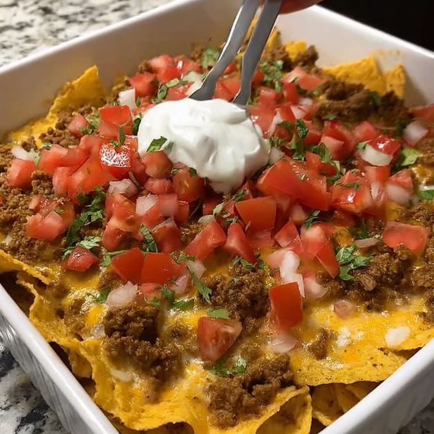 Loaded Beef Nacho Bake: The Cheesy, Crunchy, Weeknight Chaos You Need 1 7774
