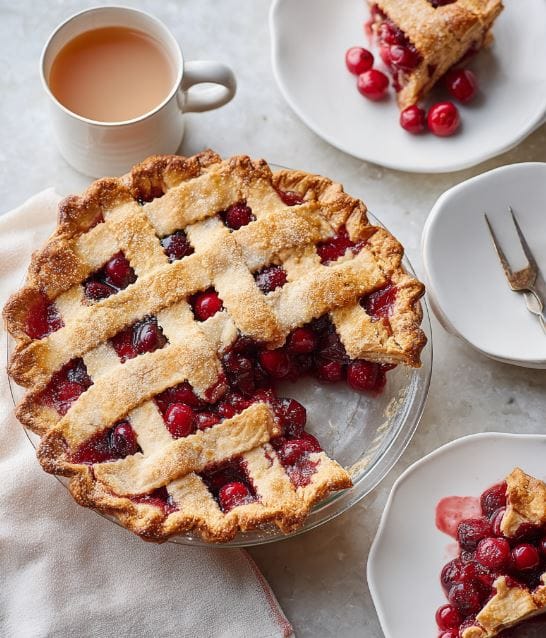 Cranberry Cherry Pie