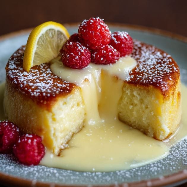 Lemon Custard Pudding Cake