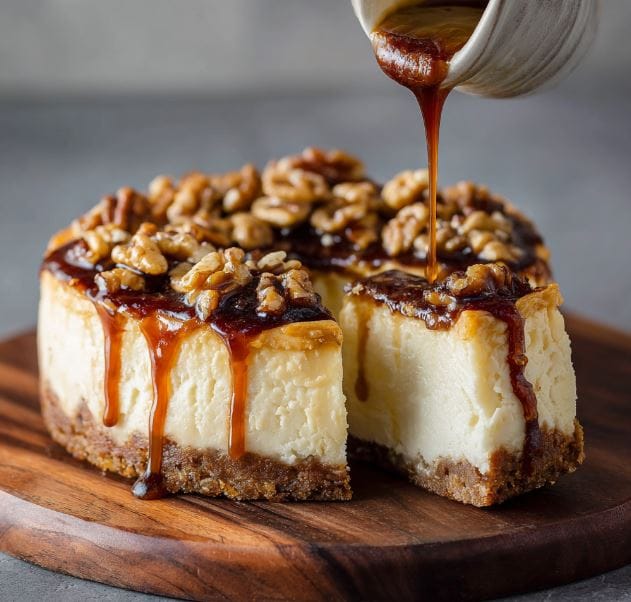 Maple Walnut Cheesecake