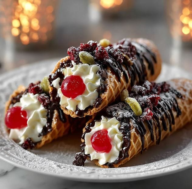 Pizzelle Cannoli with Ricotta Filling: The Easy Italian Dessert You’ll Love 1 Pizzelle Cannoli with Ricotta Filling