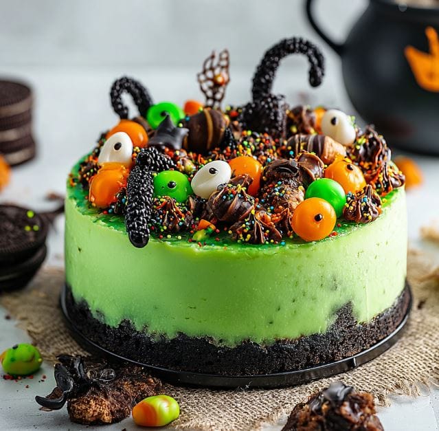 Witch’s Cauldron Cheesecak