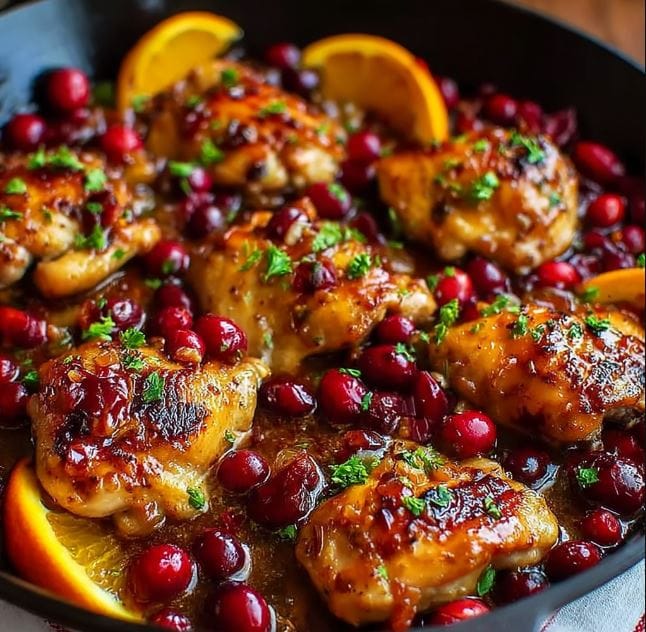 Impressive Cranberry Brie Stuffed Chicken: Elegant, Juicy, and Easy to Make 1 Cranberry Orange Chicken