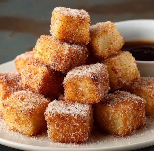Crispy Angel Cake Churro Bites A Sweet Twist on a Classic Treat