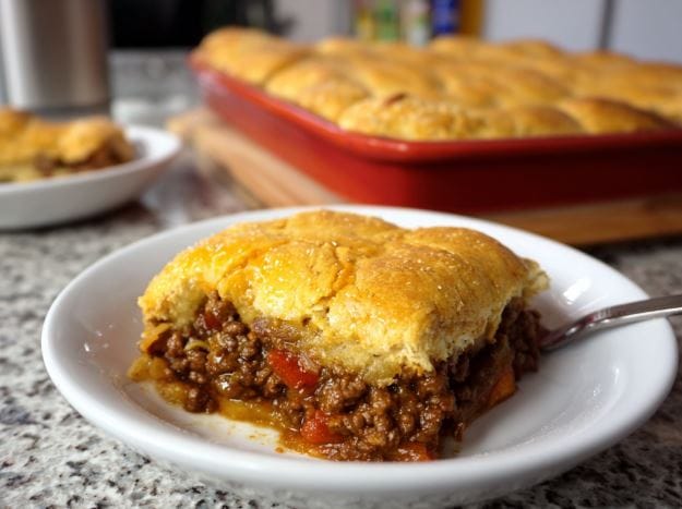 Easy Sloppy Joe Bake with Crescent Rolls Recipe