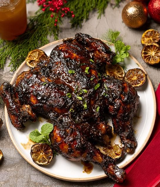 Jamaican Spatchcock Jerk Whole Roast Chicken