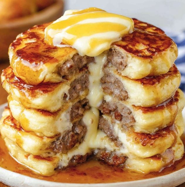 Sausage Dipped Pancakes – Sweet & Savory Breakfast on a Stick 1 Sausage Dipped Pancakes