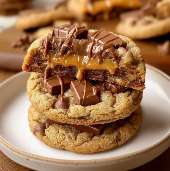 Triple Reese’s Peanut Butter Cookies