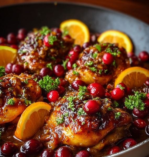 Baked Orange Cranberry Chicken Thighs A Cozy Flavorful Feast