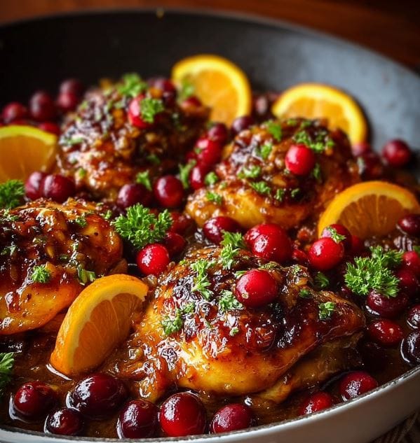 Baked Orange Cranberry Chicken Thighs: A Cozy, Flavorful Feast 1 Baked Orange Cranberry Chicken Thighs A Cozy Flavorful Feast