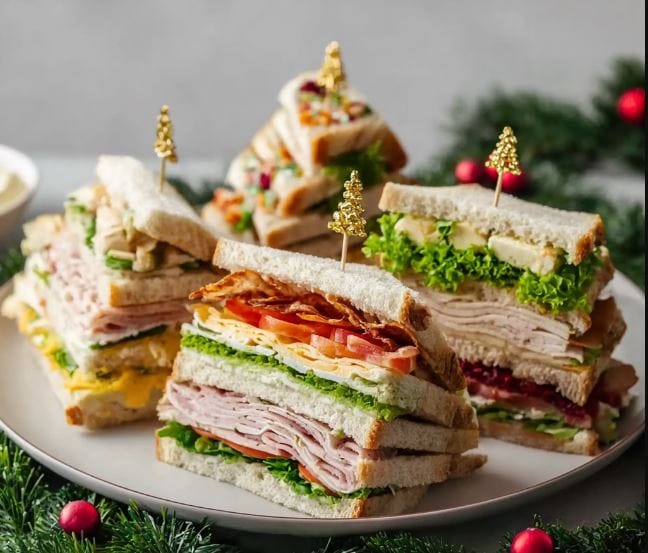 Christmas Tree Sandwiches – Easy Festive Snack Kids (and Grown-Ups) Love 1 Christmas Tree Sandwiches