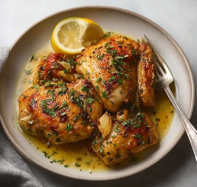Herb-Roasted Chicken with Lemon Butter – The Cozy Dinner That Feels Like a Hug 3 Herb-Roasted Chicken With Lemon Butter