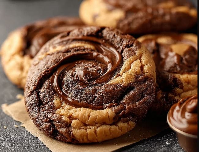 Irresistible Peanut Butter Brownie Swirl Cookies: Bake Up Bliss 2 Irresistible Peanut Butter Brownie Swirl Cookies