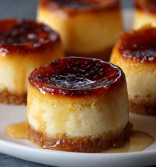 Mini Crème Brûlée Cheesecakes: A Cozy Dessert for Beginners 1 Mini Crème Brûlée Cheesecakes