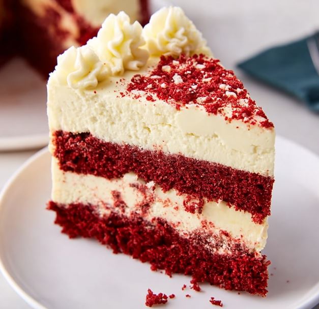 Indulgent Red Velvet Cheesecake Layer Cake to Savor 1 Red Velvet Cheesecake