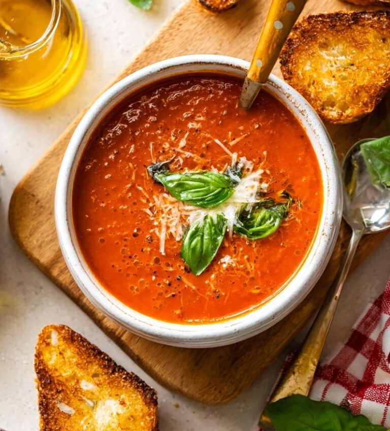 Creamy Tomato Basil Soup: A Comforting Classic for Chilly Days