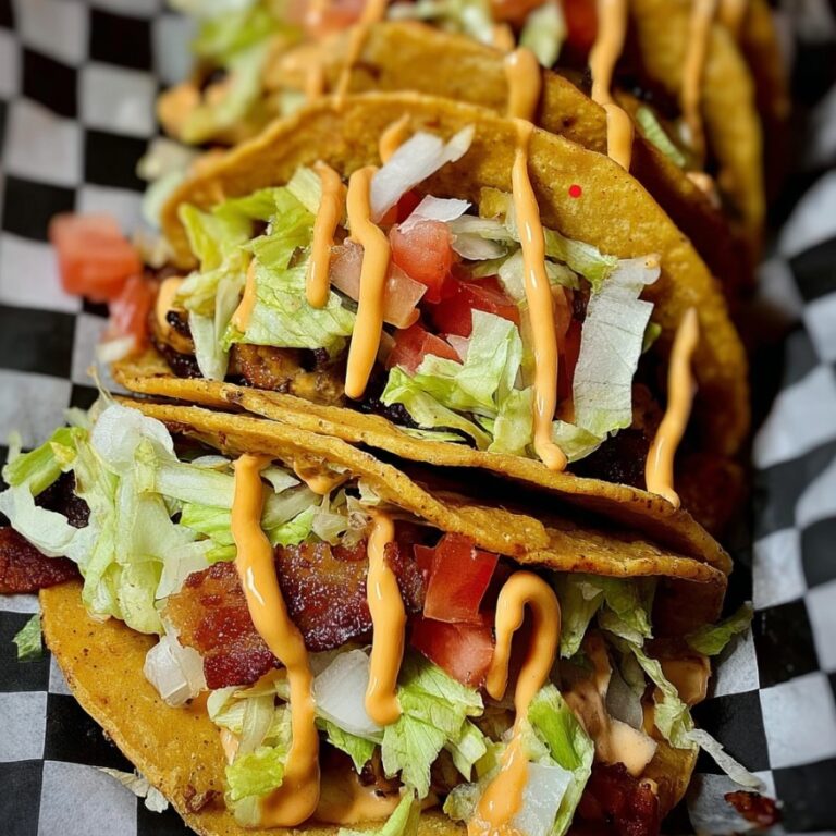 Bacon Cheeseburger Tacos: A Deliciously Cozy Twist