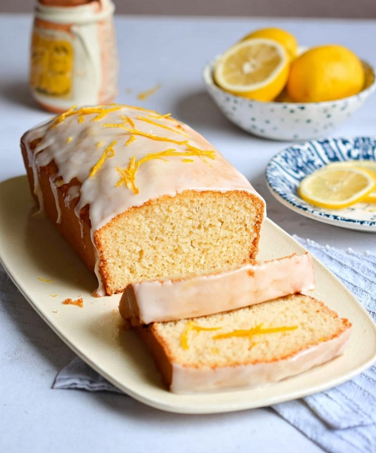 Lemon Cream Loaf Cake: A Delightful Slice of Sunshine