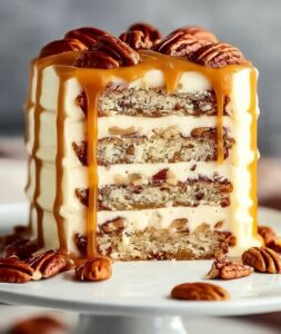 Caramel Pecan Layer Cake: A Decadent Treat for Any Occasion 2 Caramel Pecan Layer Cake: A Decadent Treat for Any Occasion