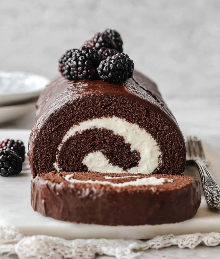 Chocolate Swiss Roll Cake: A Delightful Homemade Delight 1 Chocolate Swiss Roll Cake: A Delightful Homemade Delight