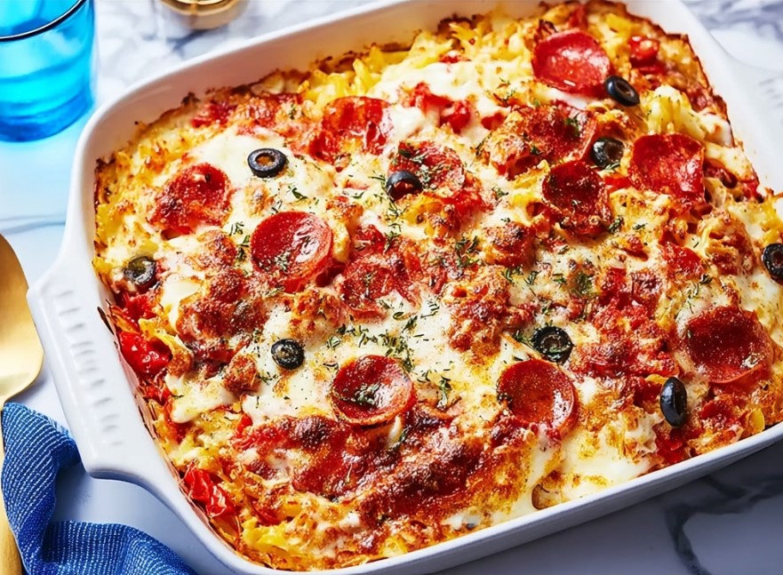 Pepperoni Pizza Casserole Recipe: A Comforting Classic 1 Pepperoni Pizza Casserole Recipe: A Comforting Classic