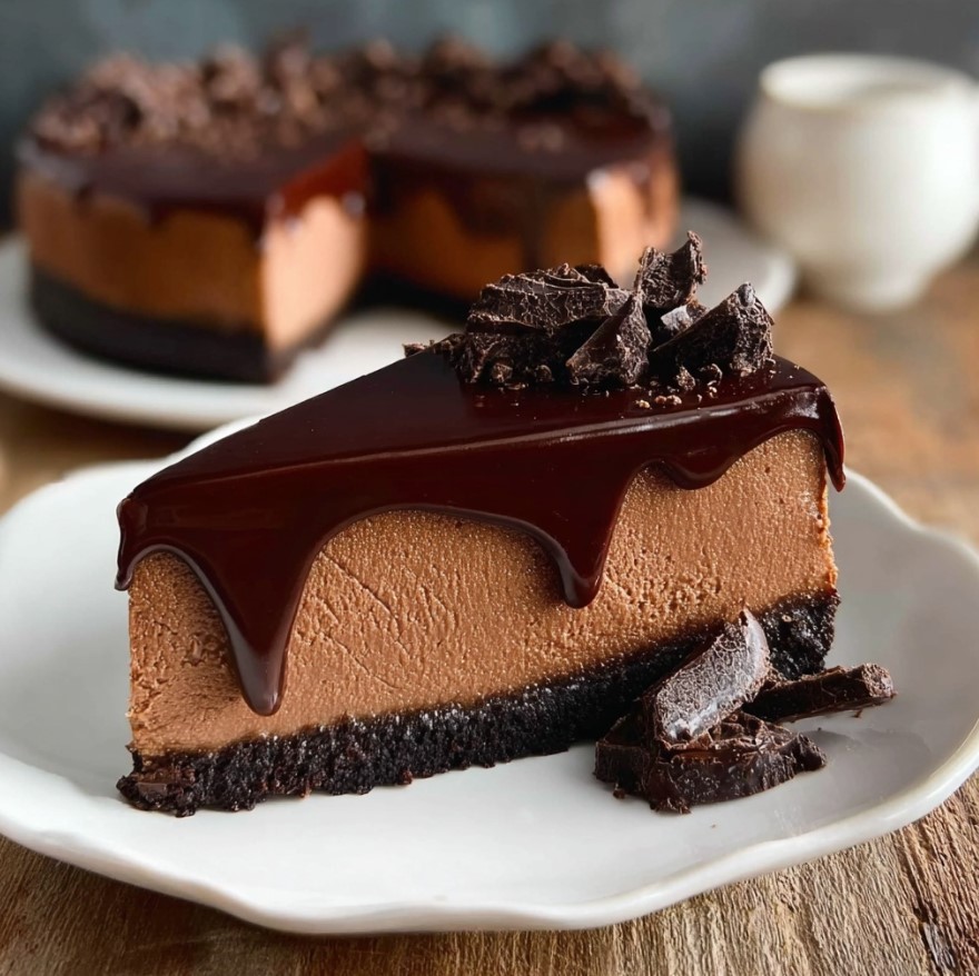 Indulgent Chocolate Ganache Cheesecake: A Cozy Delight 1 Indulgent Chocolate Ganache Cheesecake: A Cozy Delight