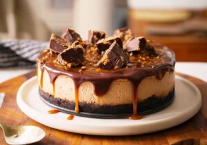 Indulgent Caramel Chocolate Cheesecake for Cozy Nights 2 Indulgent Caramel Chocolate Cheesecake for Cozy Nights