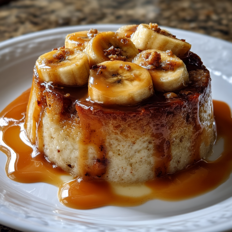 Banana Caramel Pudding Cake
